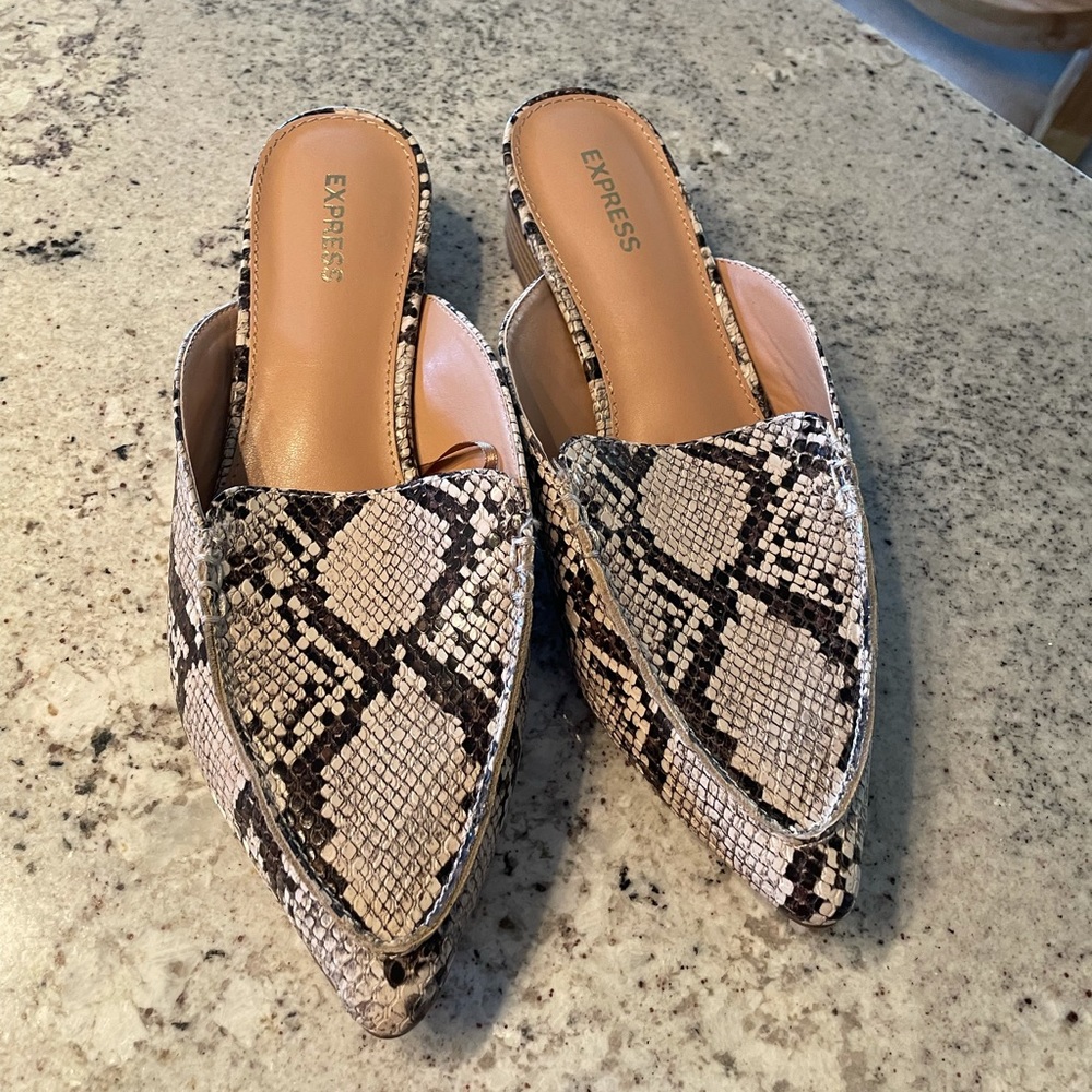 Express snake print slides